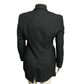 Andrea Palladio Black Striped 100% Wool Italy Made Blazer Sz-10