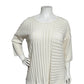 Wynne Layers White Stripe Sweater Sz-XL