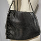 Gunmetal Sparkly One Shoulder Bag