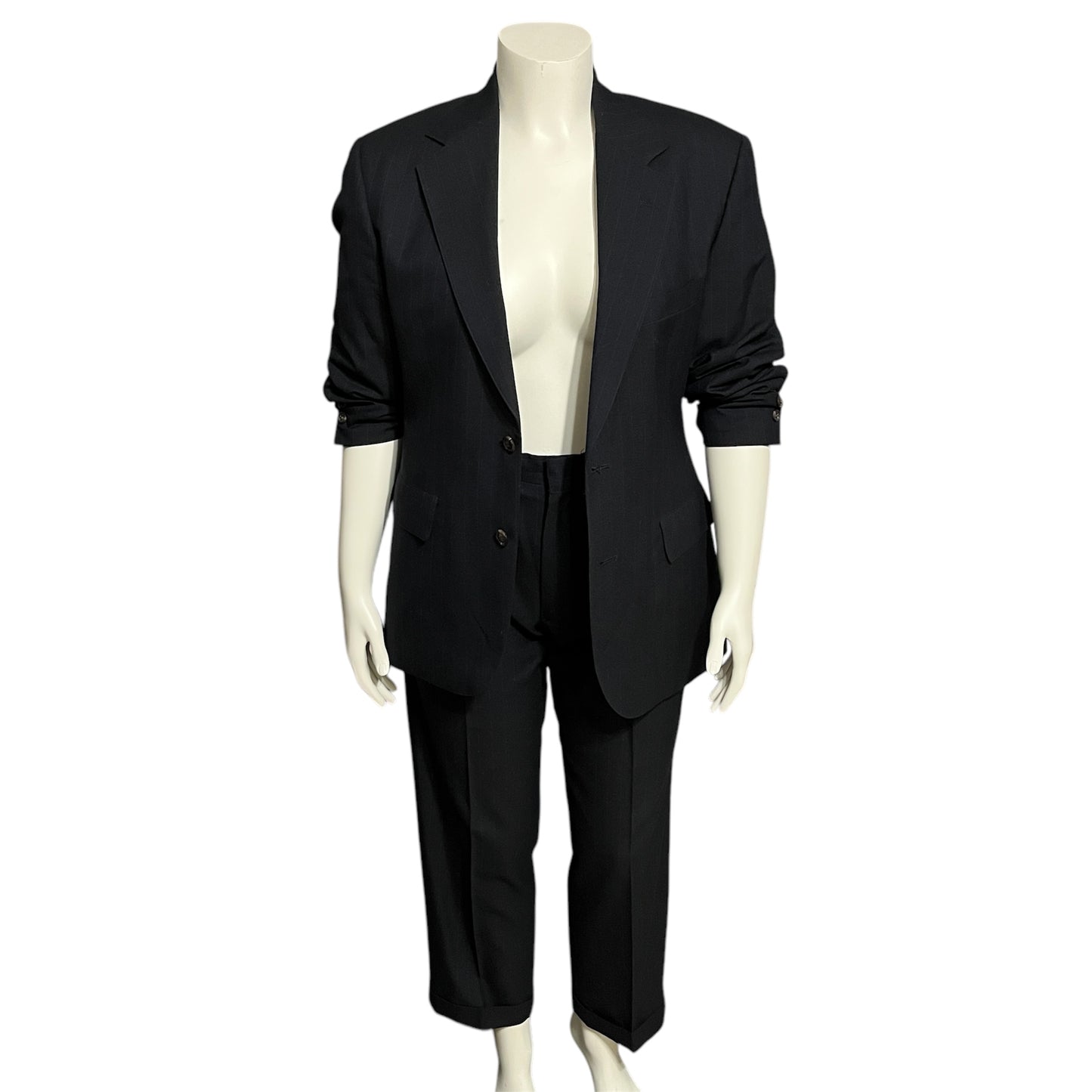 Brooks Brothers 2 Pc Pinstripe Men’s Unisex Pants Suit Sz-Medium/Large