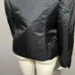 Talbots Black Puffer Button Front Blazer Jacket Sz-14 (Large)