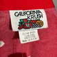 California Krush Cherry Red 100% Rayon Shirt Size Medium