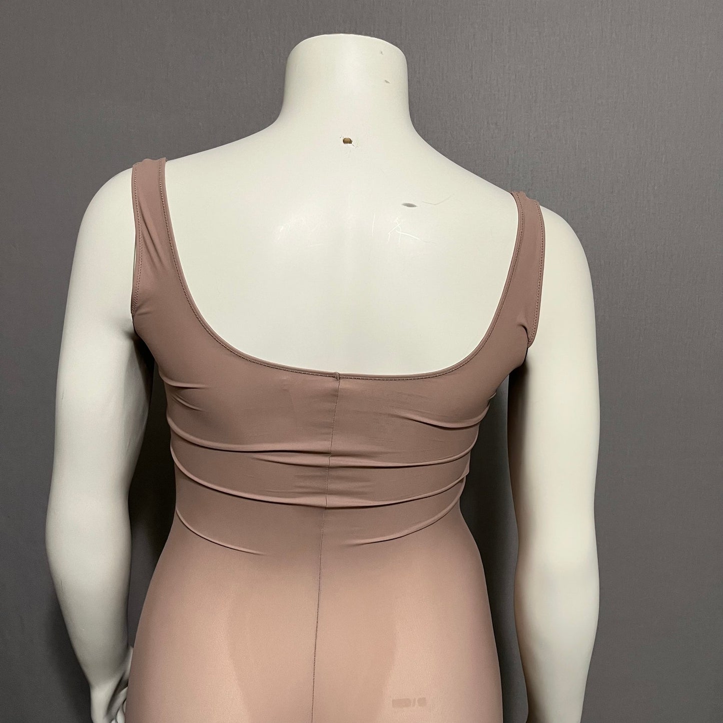 Assets By Spandex One Piece Nude With Lace Shapewear Sz-XL