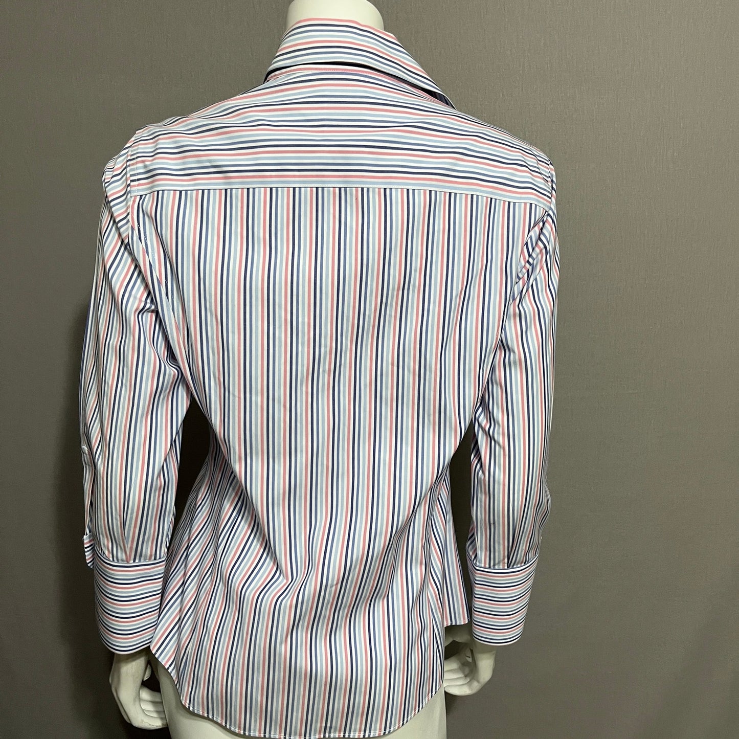 Brooks Brothers Women’s Cotton Striped Button Front Shirt Sz-8