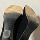 DKNY Velvet Black Square Closed Toe Heel Sz-9 1/2