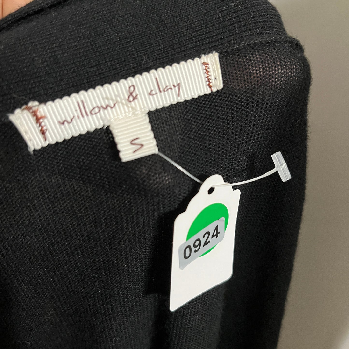 Willow & Clay Black Knit Cardigan