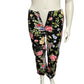 Talbots Petites Women’s Floral Cotton Capri Pants Sz-6/8