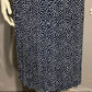 Vintage BGB Navy Polka Dotted Pleated Skirt Dress Sz-12