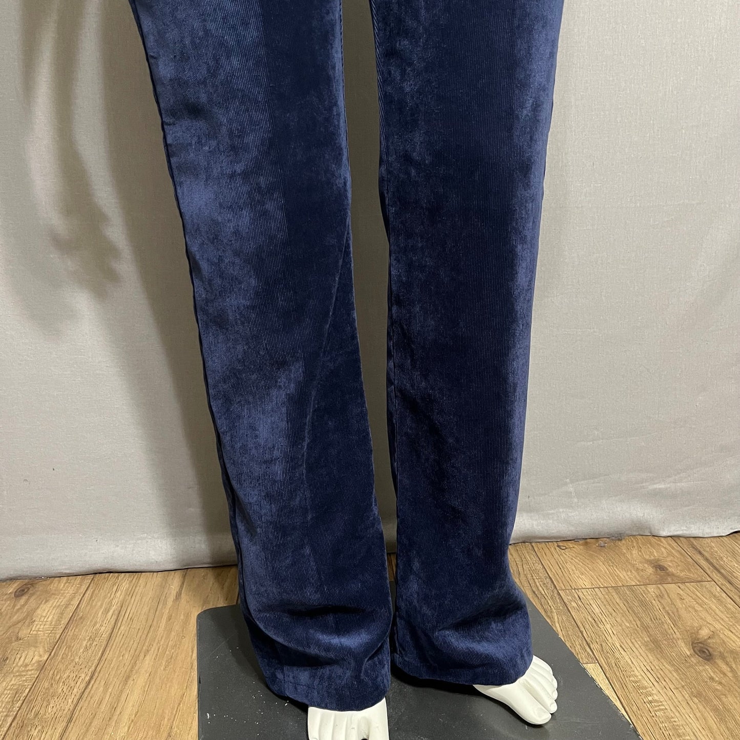 BLACK Saks Fifth Avenue Navy Corduroy Pants Mens Sz-36W