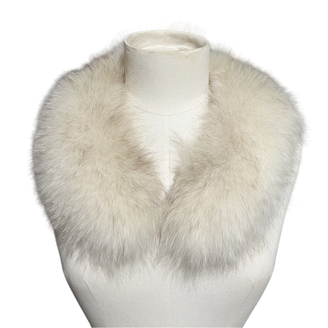 Faux Fur Cream Collar Attachment Sz-One Size