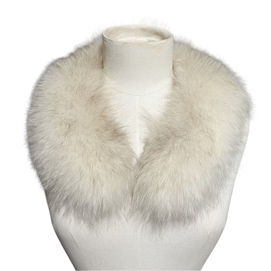 Faux Fur Cream Collar Attachment Sz-One Size