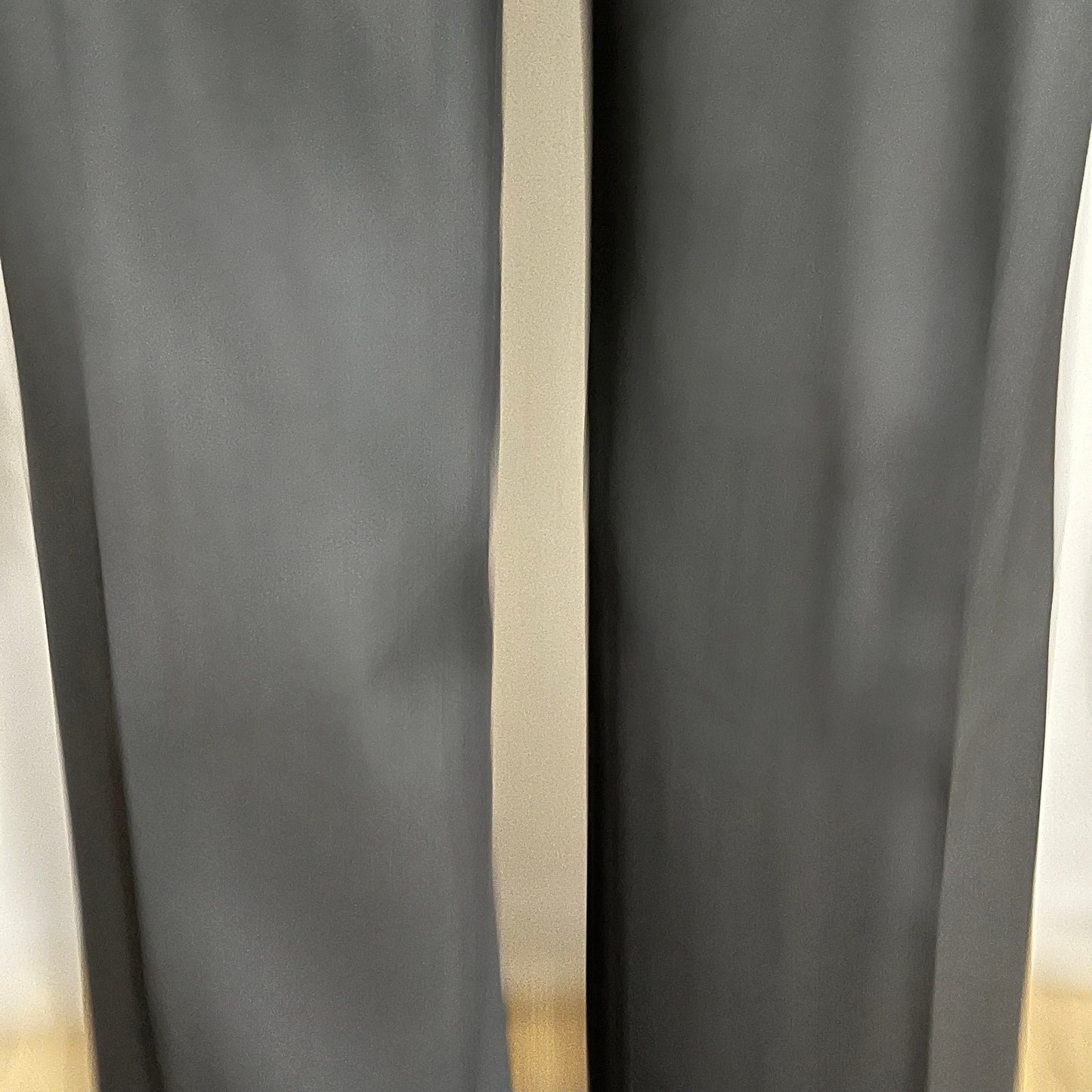 Gucci Black Flat Front Career Gold Buckle Trouser Pant Sz-48 (Large)