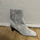 Aj Valenci Gray Suede Heeled Boots