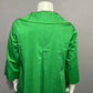 Newport News Green Cotton Swing Midi Length Rain Jacket Sz-14 (Large)