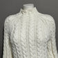 W by Worth Cotton Cream Balloon Sleeve Sweater Sz-Small