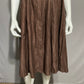 Coldwater Creek Chocolate Brown Shirt With Belt Dress Sz-6