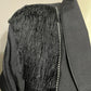 Vintage Cache Black With Fringe Rhinestone Blazer Jacket Sz-Large