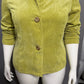 Requirements Women's Corduroy Jacket in Lime Green Sz-XL