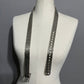 Neiman Marcus Silver Rhinestone Sparkle  Belt Sz-Med/Lg