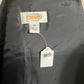 Talbots Black Puffer Button Front Blazer Jacket Sz-14 (Large)