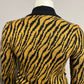Vintage America Black and Brown Zebra Cardigan