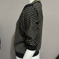 Vintage Graff Black Gold Sparkly Pullover Sweater Sz-Small