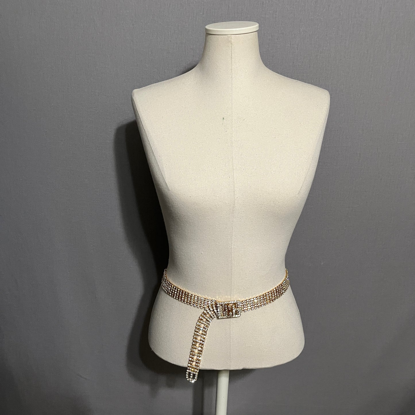 Neiman Marcus Gold Rhinestone Bling Belt