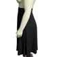 Vintage Russ Rayon Blend Black Circle Lightweight Midi Skirt Sz-8