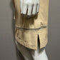 Anne Klein Cream Leather Skirt Sz-8