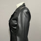 Jaqueline Ferrar Genuine Lambskin Leather Double Breasted Jacket Sz-Medium