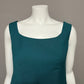 Jones New York Teal Sleeveless Shell Wool Vest Sz-12/ Medium