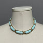 Trifari Mint Green With Gold Trim Necklace Sz- One Size