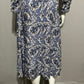 Vintage Michelle Stuart Dark Floral Romantic Long Sleeve Dress Sz-XS Petite