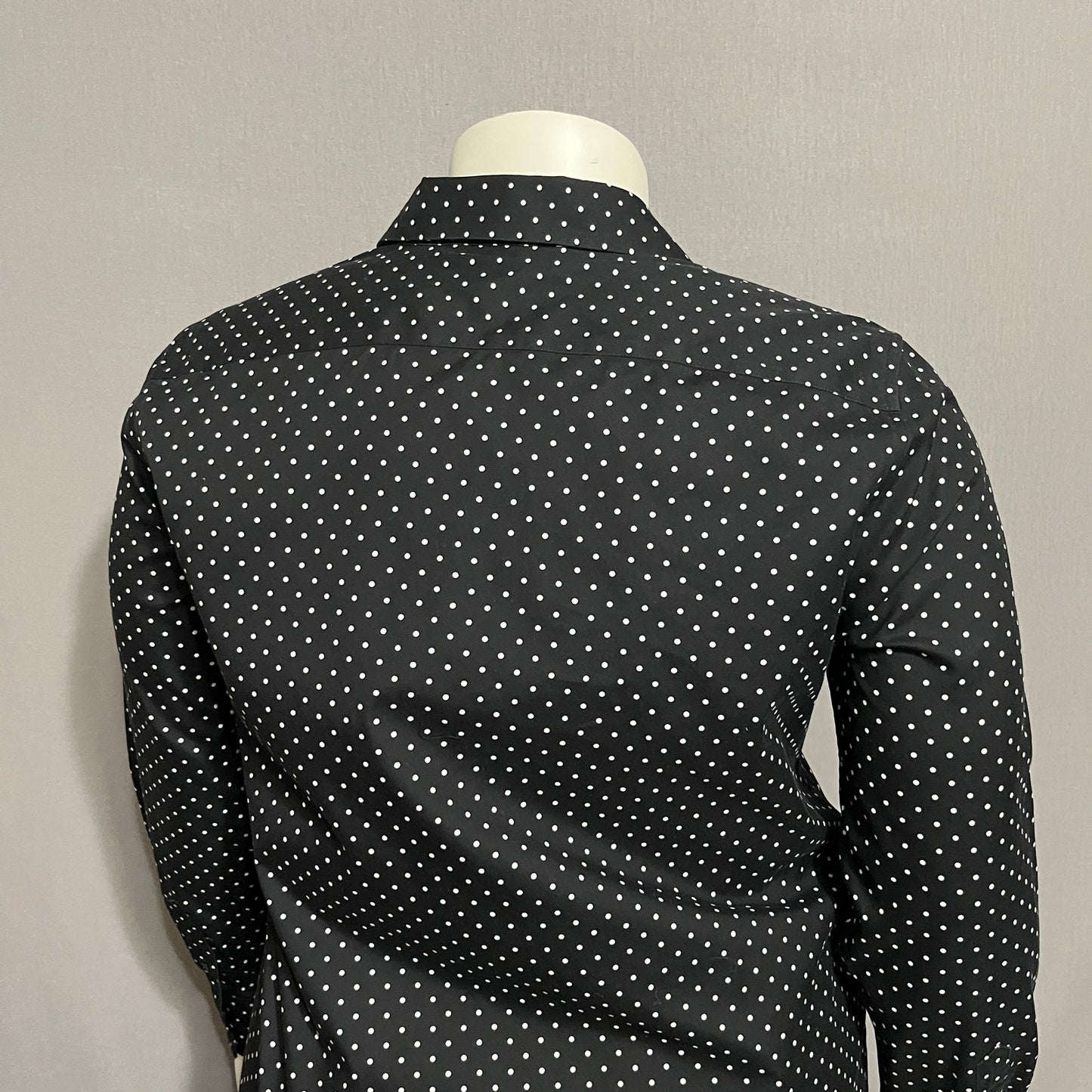 Jones New York Women’s Button Front Polka Dot Shirt 100% Cotton Sz-XL