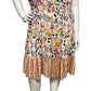 Angie 100% Rayon Floral Sleeveless Drawstring Fit & Flare Sz-2X