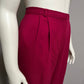 Talbots Cranberry 100% Wool High Waisted Career Pants Sz-16