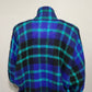 I.B Diffusion Plaid Chunky Knit Wool Mohair Cardigan Sweater Sz-Medium