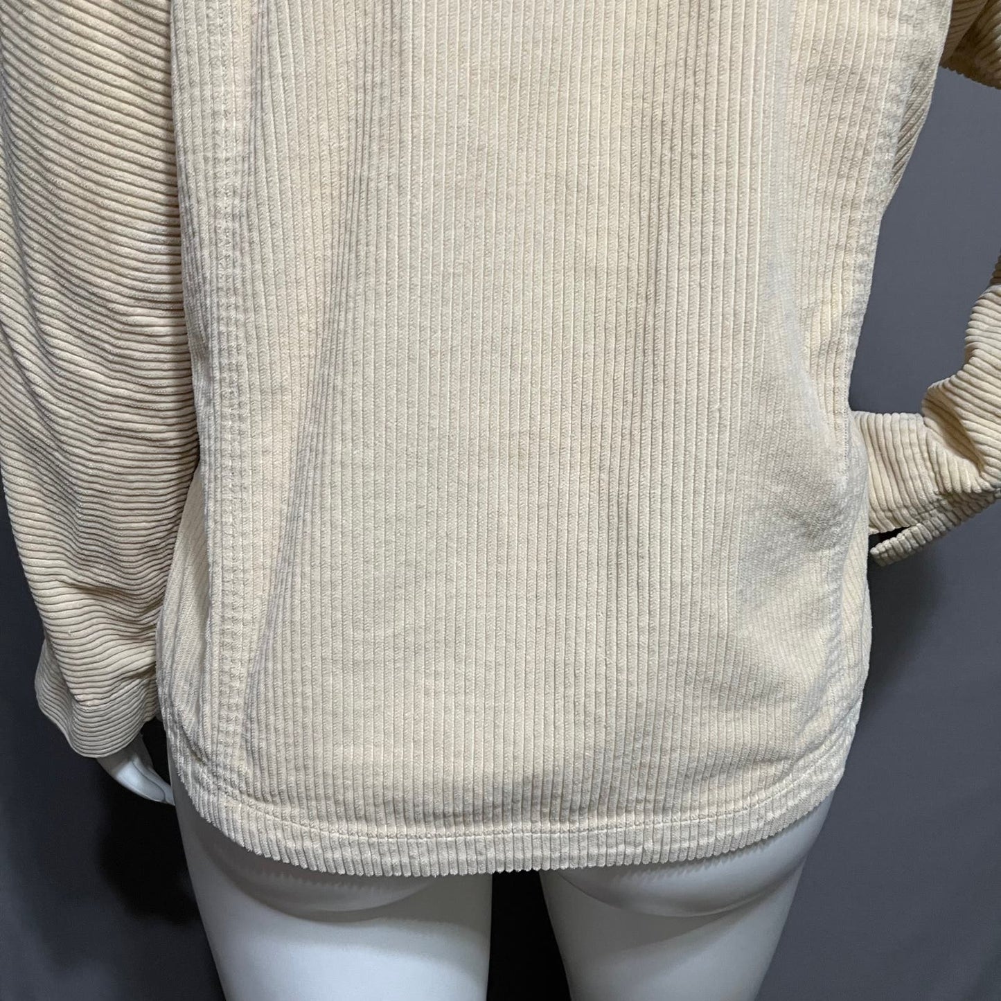 Danielle Martin Cream Corduroy 100% Cotton Jacket Sz-XL