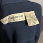 Liz Claiborne Vintage Navy Collard Long Sleeve Jumpsuit Sz-10