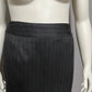 Jennifer & Grace 100% Wool Striped Career Wrap Pencil Skirt Sz-12