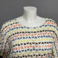 Bonnie & Bill Pastel Colored Open Knit Short Sleeve Sweater Sz-Medium