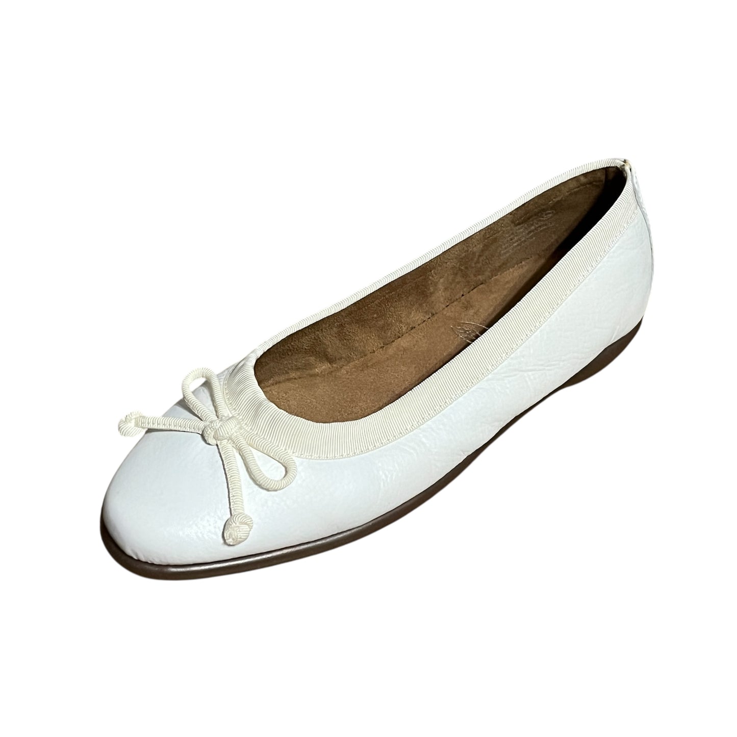 AEROSOLES White Bow Accent Flats