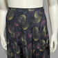 Jones New York Black and Gold A-Line Skirt