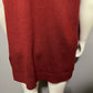 Croft & Barrow Maroon Open Front Sleeveless Cardigan Vest Sz-2X