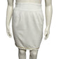 IIF Vintage White Pencil With Gold Beaded Hem Skirt Sz-14