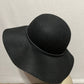 Black 100% Wool Floppy Hat