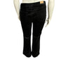 Eddie Bauer Women’s Black Velvet Cotton Flared Pants Sz-14