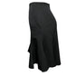 Liz Claiborne Black Wool Trumpet Skirt Sz-6