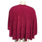Elegant Women's Pink Poncho Wrap One Size