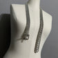 Neiman Marcus Silver Rhinestone Sparkle  Belt Sz-Med/Lg